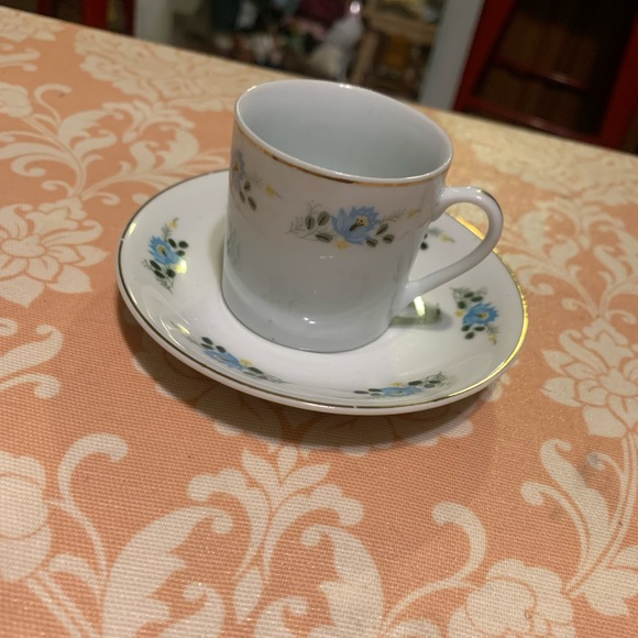 24 pc vintage china tea set miniature perfect condition still in box never used - Picture 2 of 13